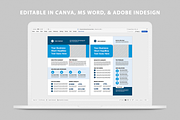 Business One Pager | Canva & MS Word, a Flyer Template by Leaflove (Thumbnail 5 of 5)