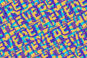 Typographic Graffiti Pattern