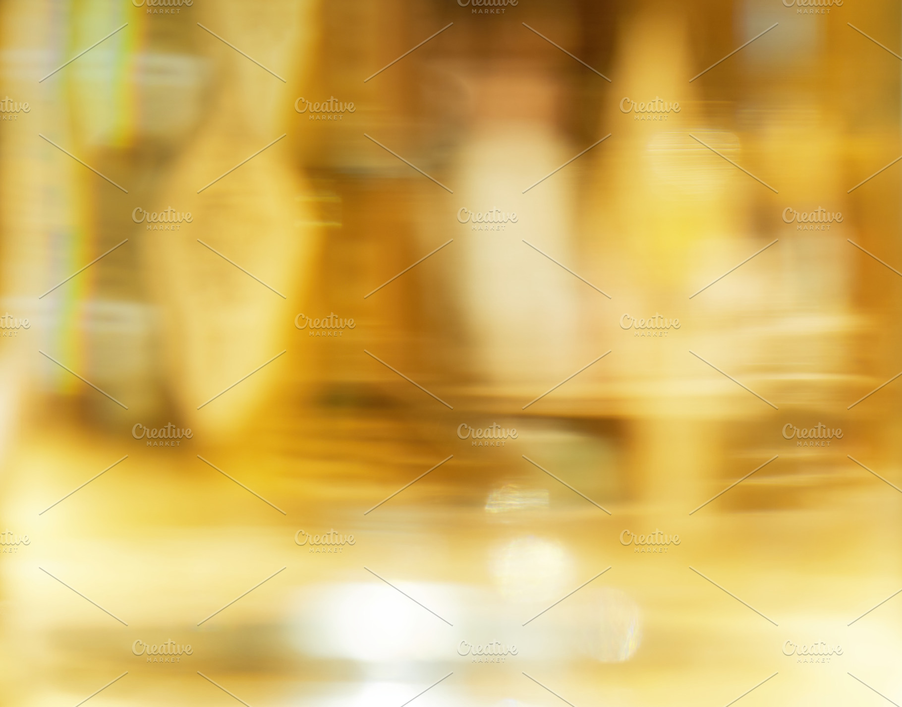 Vibrant yellow colored abstract bokeh backdrop, an Abstract Photo by RETROWAVE '88