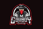 Cowboy Mascot Logo Template, a Branding & Logo Template by HasnainGFX (Thumbnail 3 of 3)
