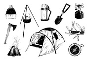 Fishing hand drawn logo elements, an Animal Illustration by Akimo Mia (Thumbnail 4 of 5)