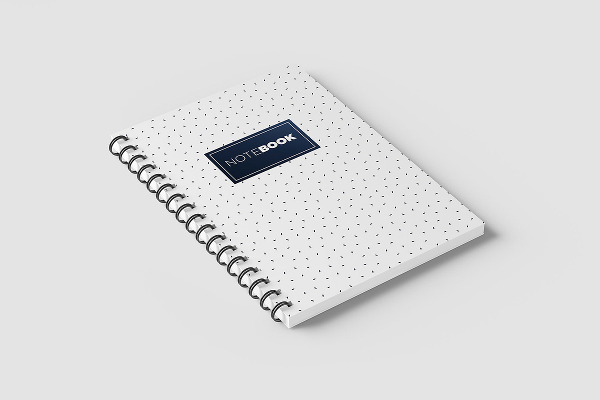 Notebook Spiral A4, a Print Template by AlkStudio (Photo 1 of 8)