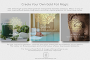6 Gold Foil Mandala Overlays, a Graphic by Illumineer Media & Design (Thumbnail 2 of 4)
