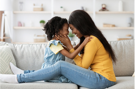 Mom And Child. Happy Black Mother, a Person Photo by Prostock-Studio