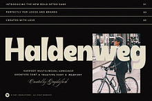Haldenweg - Bold Retro Sans