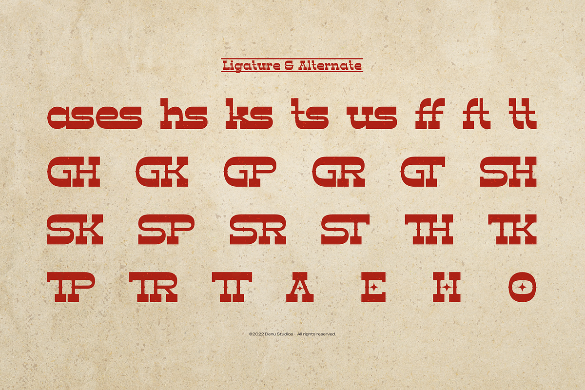 Horse Speed | Western Slab Serif, a Slab Serif Font by Denustudios (Photo 11 of 12)