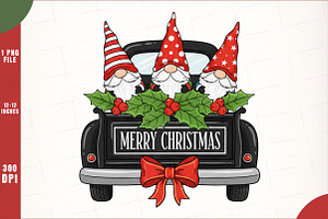 Christmas Gnome ,Merry Christmas Png, an Illustration by SinaCreation
