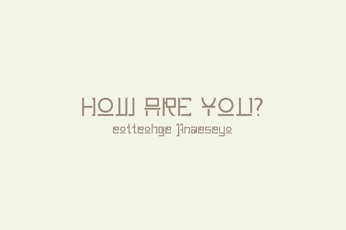 BOREA - Korean Style Typeface, a Sans Serif Font by Boril Std (Photo 10 of 12)