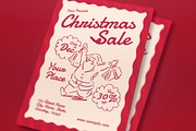 Christmas Sale Flyer, a Flyer Template by graphicook (Thumbnail 2 of 3)