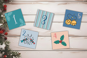 Christmas Advent Calendar 25 Cards