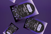 Purple Graduation Party Invitation, an Invitation Template by graphicook (Thumbnail 2 of 3)