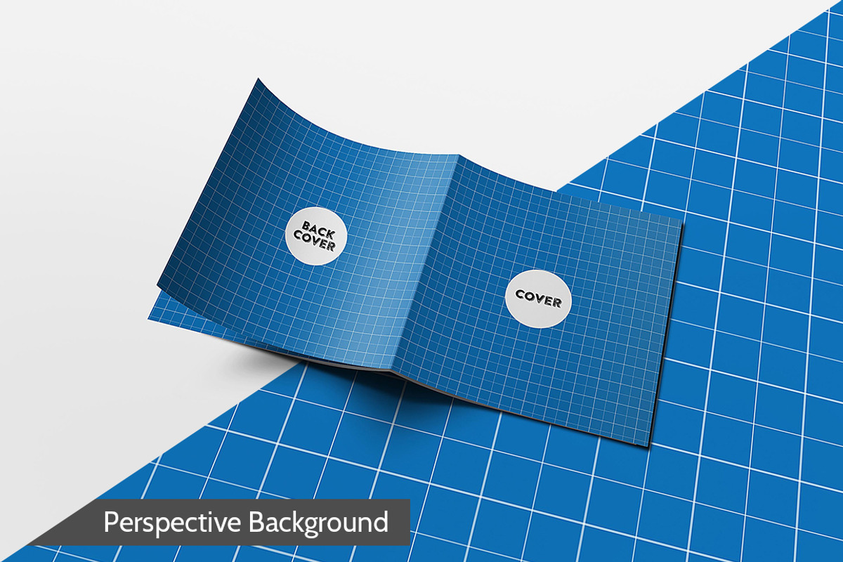 Square Brochure Mockups Pack Bundle, a Print Template by Kongkow (Photo 13 of 15)