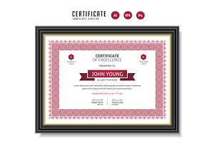 108. Modern Certificate Template