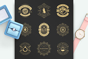 18 Wedding Logos and Badges, a Branding & Logo Template by Vasya Kobelev (Thumbnail 3 of 15)