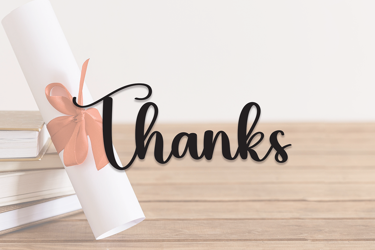 Graduation | Script Font, a Script Font by Scratchones (Photo 2 of 8)