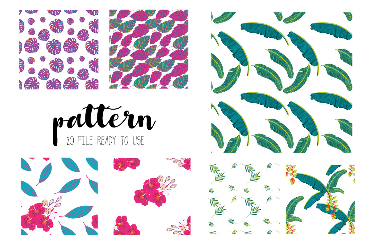 Fancy Tropical flower and leaf, a Decorative Illustration by MooBeer (Photo 3 of 10)