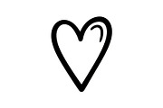 Hand Drawn Heart Doodle Vector Bundl, an Illustration by Creativeshirt (Thumbnail 23 of 48)