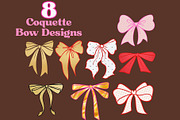 Coquette Bow Canva Frames Template, a Design Template by GraphiCarola (Thumbnail 4 of 6)