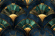 Art Deco Glam Seamless Pattern, a Pattern Graphic by Printable Treasure (Thumbnail 6 of 7)