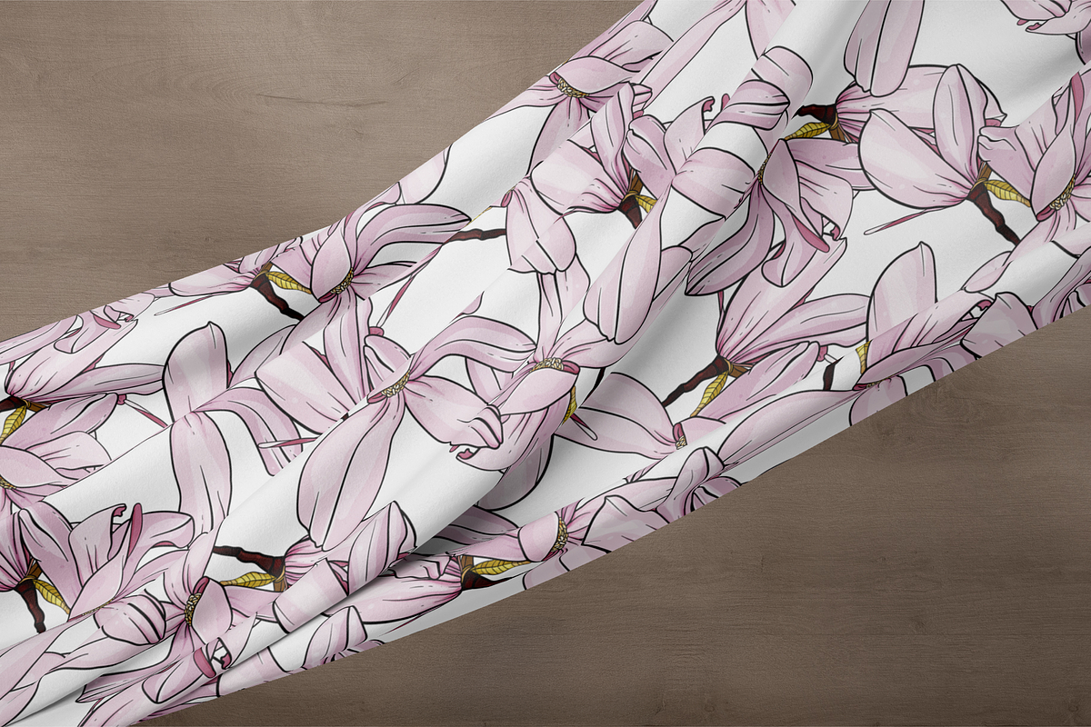 Magnolia Floral Design Pack, a Texture Illustration by JuDesign (Photo 12 of 16)
