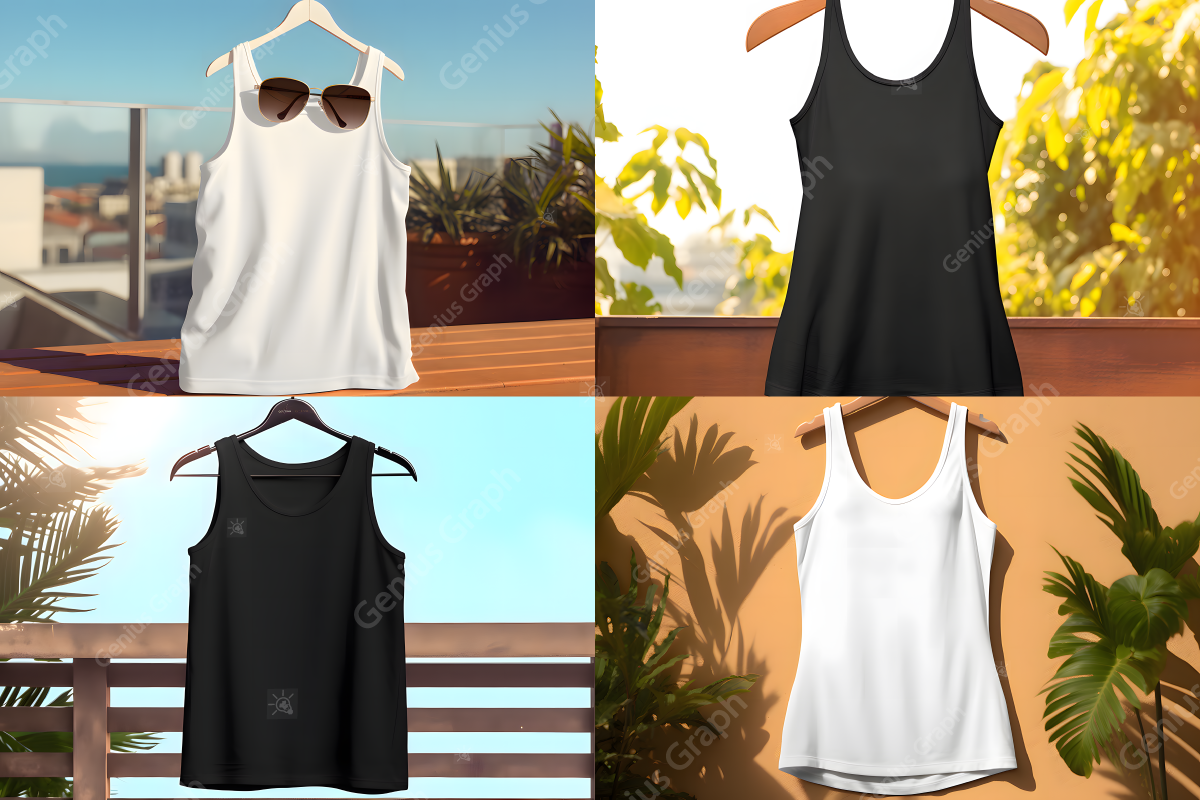 Next Level 1533 Tank Top Mockup Set, a Shirt Mockup by Genius Graph (Photo 3 of 3)
