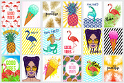 SALE! Hot summer bundle PRINTS, a Decorative Illustration by VioSilent (Thumbnail 3 of 12)