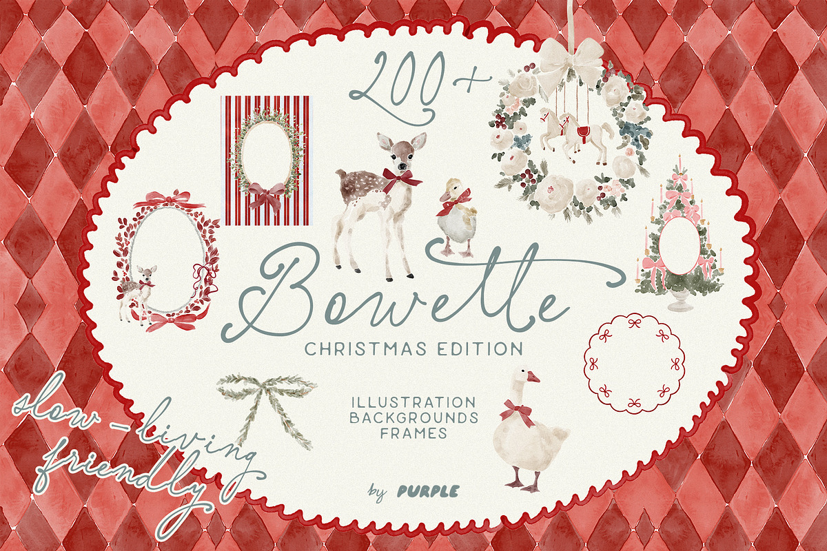 Bowette: Christmas Frames & Papers, an Object Graphic by Purple (Photo 13 of 13)