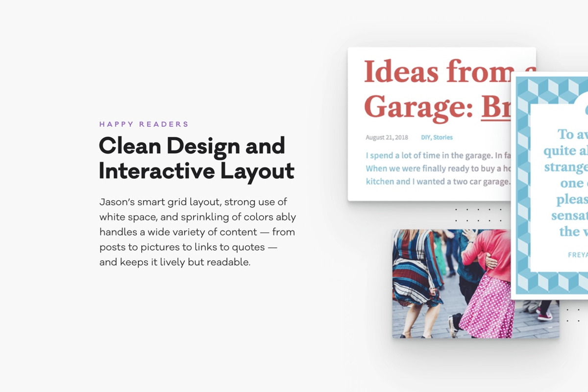 Jason - A Colorful Blogging Theme, a WordPress Template by Pixelgrade (Photo 2 of 4)
