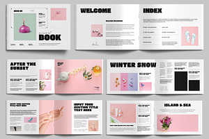 Minimal Book Layout, a Brochure Template by MightyDesign