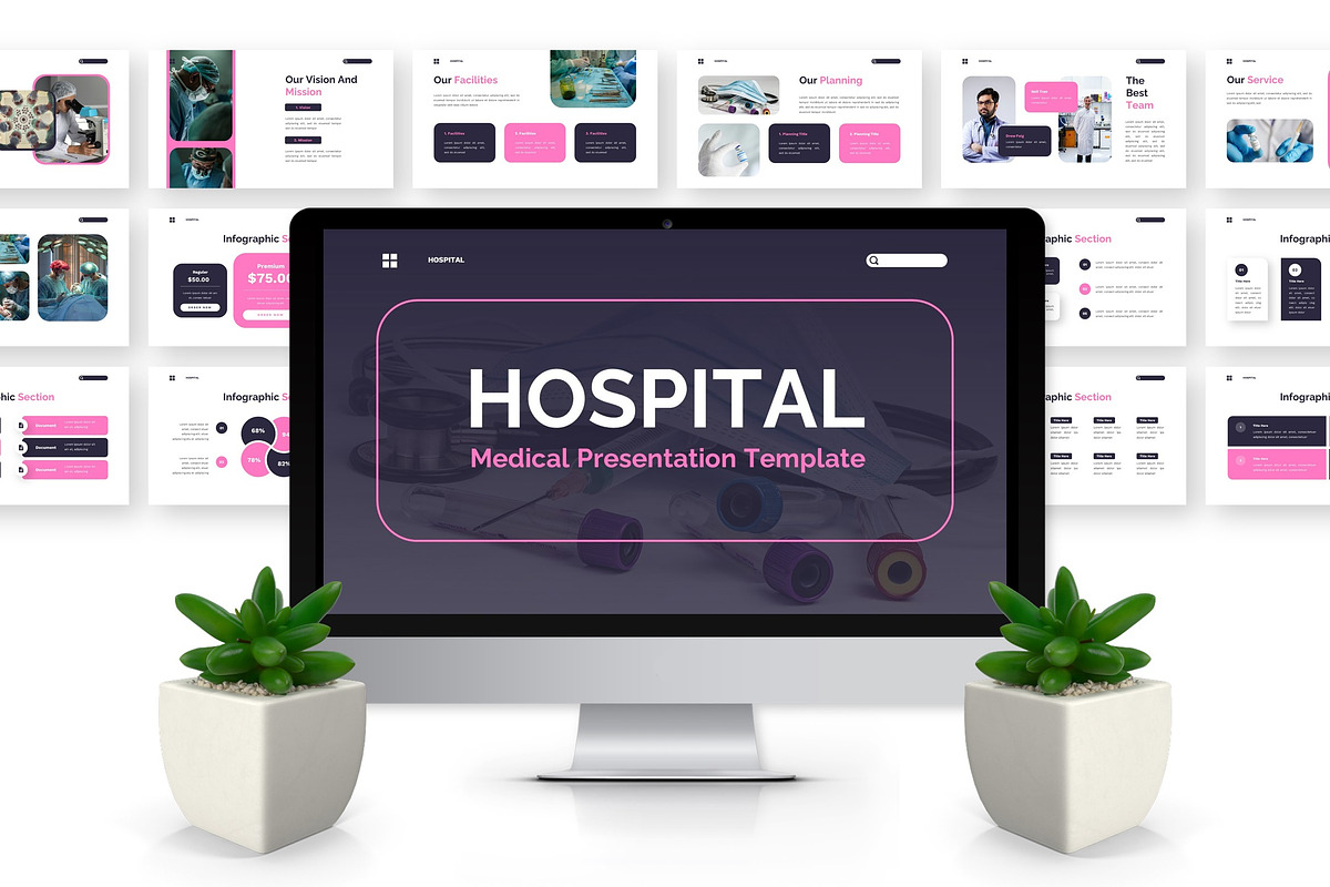 Hospital - Medical Keynote Templates, a Presentation Template by Deepslide Studio (Photo 2 of 6)