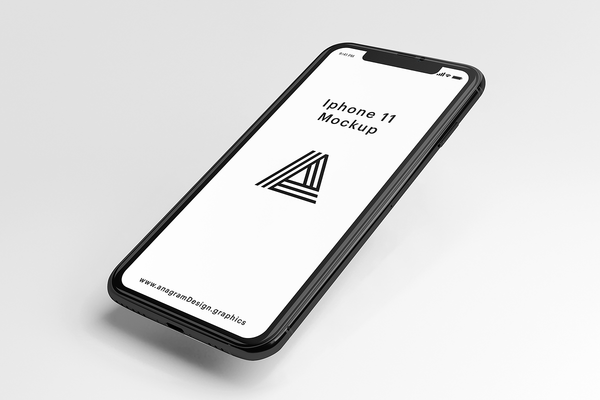 Iphone 11 mockup, an iPhone Mockup by AnagramDesign (Photo 4 of 8)