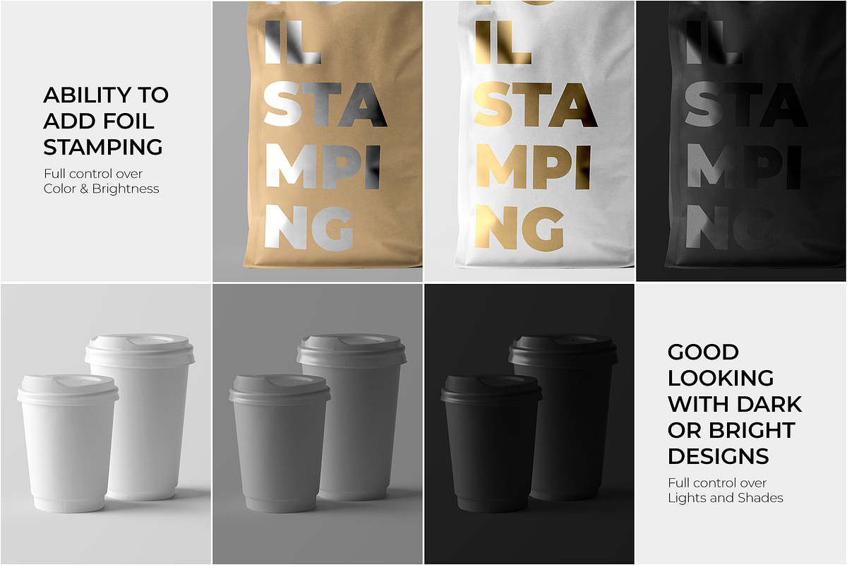 Coffee Branding Stationery Mockup, a Packaging Mockup by AY Mock-Ups (Photo 6 of 12)