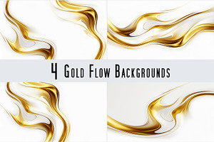Gold Flow Backgrounds, a Photo by BazziBa♥