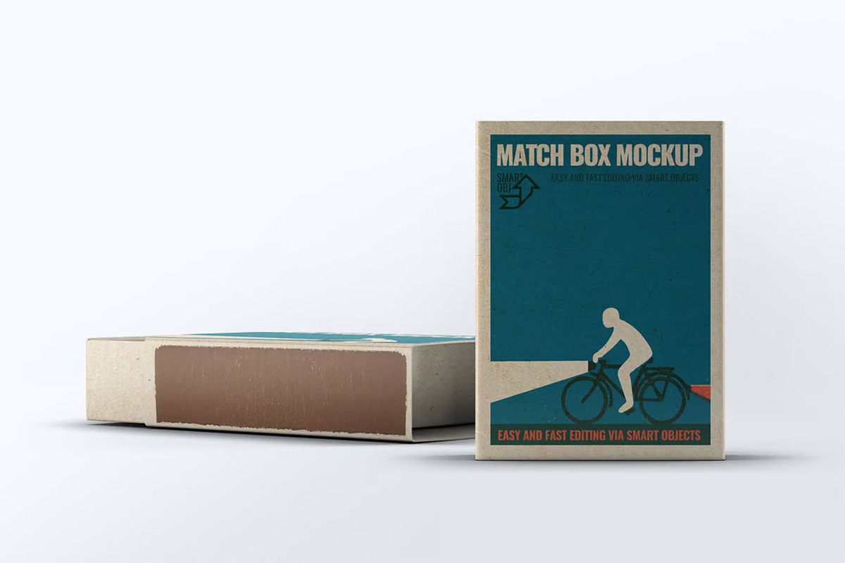 Match Box Mock-up, a Household Mockup by Se٧enStudio (Photo 4 of 10)