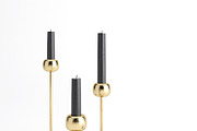 Candle Holder West Elm Modern Brass, an Architecture 3D Model by gianniritschard (Thumbnail 2 of 8)