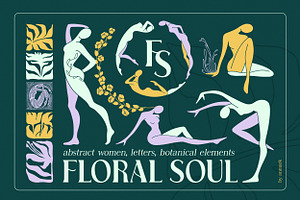 Floral Soul. Female Body And Flowers