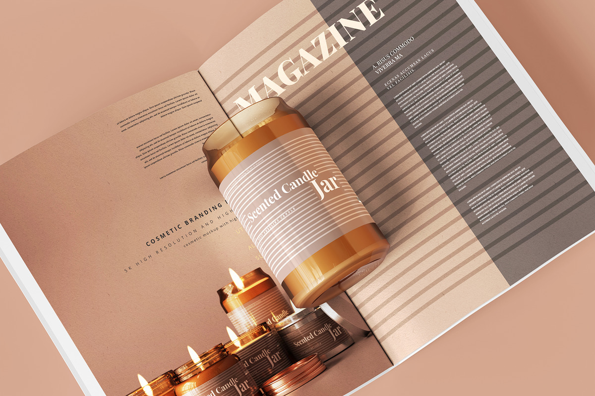 Amber Glass Candle Mockup Bundle, a Packaging Mockup by pmvch (Photo 135 of 135)