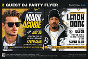 2 Guest Dj Party Flyer Template, a Flyer Template by Tarommir (Thumbnail 1 of 5)