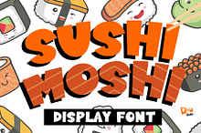 Sushi Moshi - Delicious Display Font
