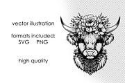Highland Cow SVG, an Object Illustration by Dervik Art Store (Thumbnail 4 of 4)