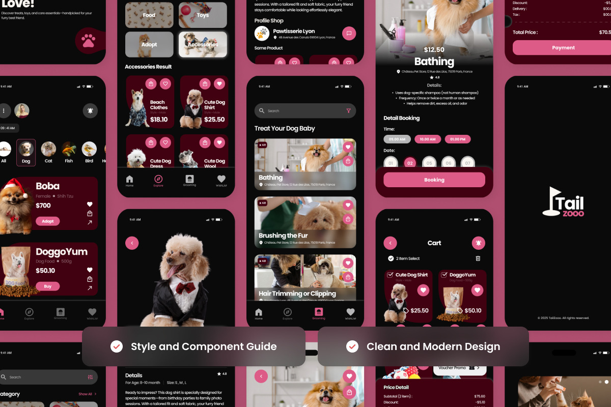 Tail Zooo – Pet Shop & Care App, an App Template by twinstd (Photo 3 of 5)