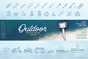 Explore the Sea Icon Set, an Outline Icon by Wandery Supply (Thumbnail 1 of 6)