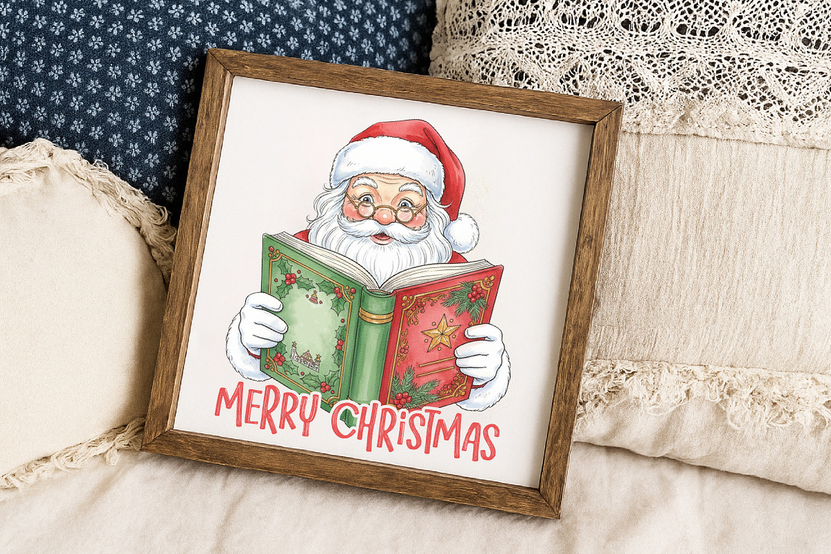 Merry Christmas, Santa Clause Png, an Illustration by Libby Wishes (Photo 8 of 8)