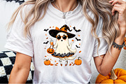 Cute Funny Ghost Pumpkin Halloween P, an Illustration by Sublimation Artist (Thumbnail 7 of 9)