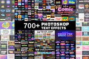 Photoshop Text effects Bundle, a Layer Style Add-On by Chipshpow Graphics (Thumbnail 1 of 7)