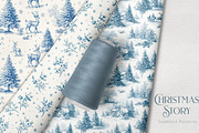 Vintage Christmas Pattern Collection, a Pattern Graphic by Olya Creative (Thumbnail 8 of 21)