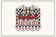 Coquette Baseball Mama Sublimation, a Work Illustration by CraftArtStudio (Thumbnail 1 of 5)