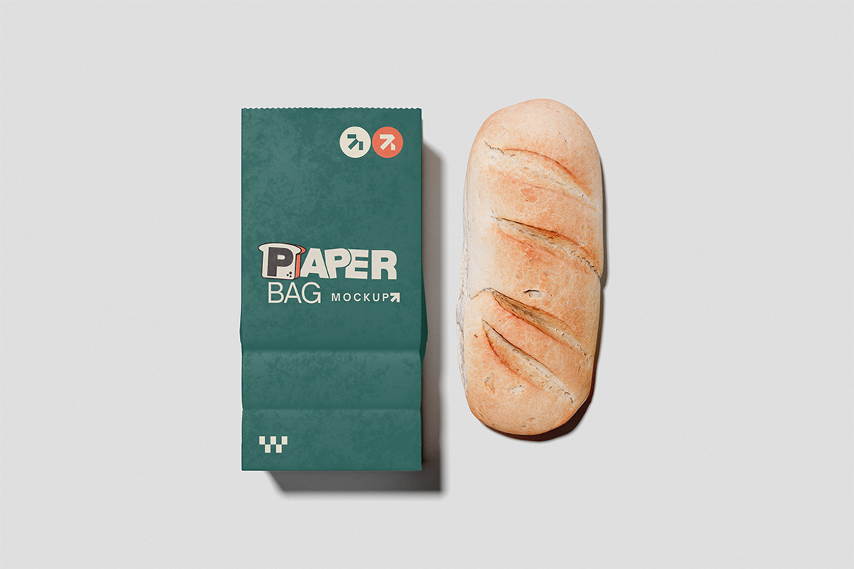 Paper Bag Mockup, a Packaging Mockup by HanaSaka_Studio (Photo 4 of 5)