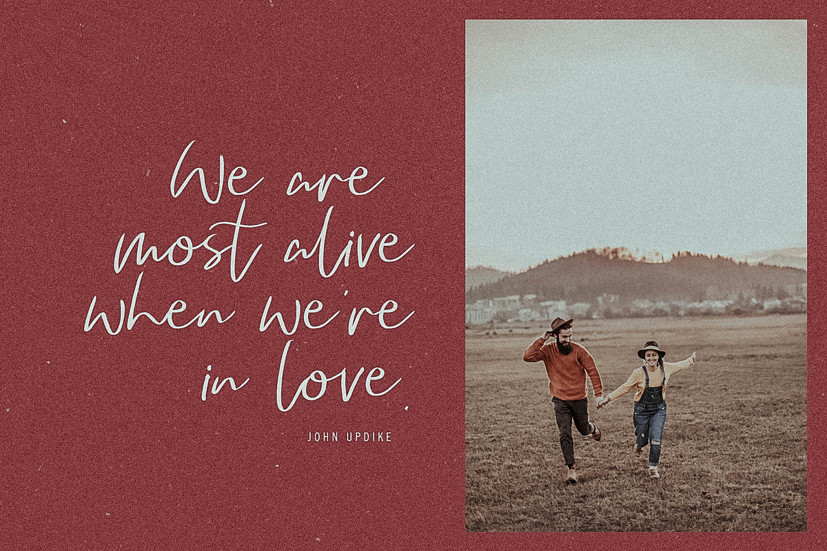 Rosalind | Brush Script, a Script Font by Awanstudio (Photo 3 of 8)