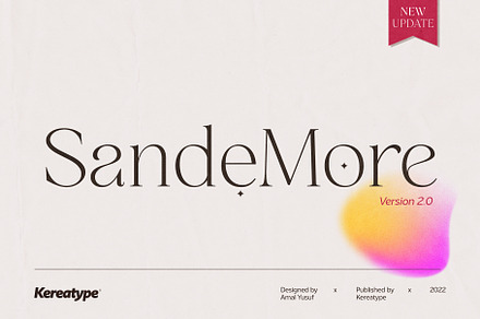 San de More Stylish Classy Serif, a Serif Font by Kereatype